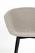 Eetkamerstoel Charly Polyester Grijs 52.5x63 cm-Eetkamerstoelen-Creating Home