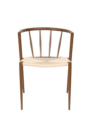 Eetkamerstoel Che Woven paper Bruin 46x52 cm-Eetkamerstoelen-Creating Home