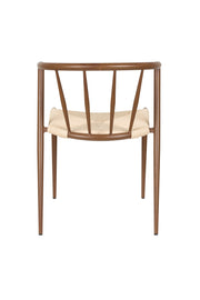Eetkamerstoel Che Woven paper Bruin 46x52 cm-Eetkamerstoelen-Creating Home