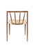 Eetkamerstoel Che Woven paper Bruin 46x52 cm-Eetkamerstoelen-Creating Home