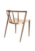 Eetkamerstoel Che Woven paper Bruin 46x52 cm-Eetkamerstoelen-Creating Home