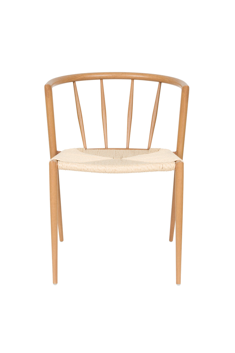 Eetkamerstoel Che Woven paper Naturel 46x52 cm-Eetkamerstoelen-Creating Home