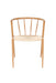Eetkamerstoel Che Woven paper Naturel 46x52 cm-Eetkamerstoelen-Creating Home