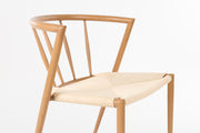 Eetkamerstoel Che Woven paper Naturel 46x52 cm-Eetkamerstoelen-Creating Home