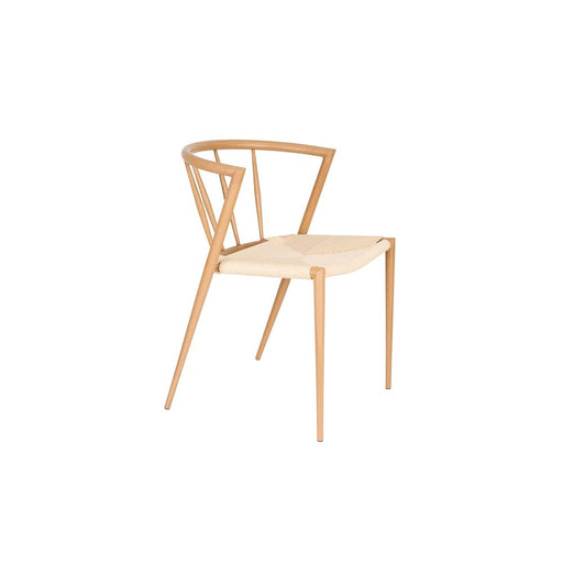 Eetkamerstoel Che Woven paper Naturel 46x52 cm-Eetkamerstoelen-Creating Home