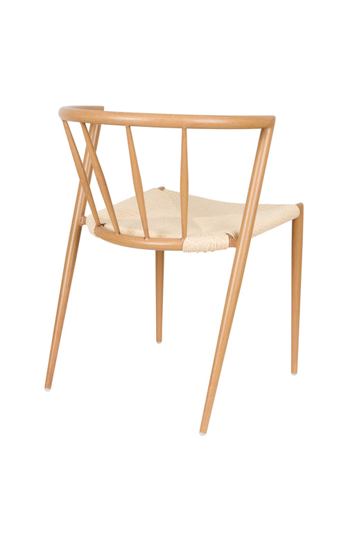 Eetkamerstoel Che Woven paper Naturel 46x52 cm-Fauteuils-Creating Home