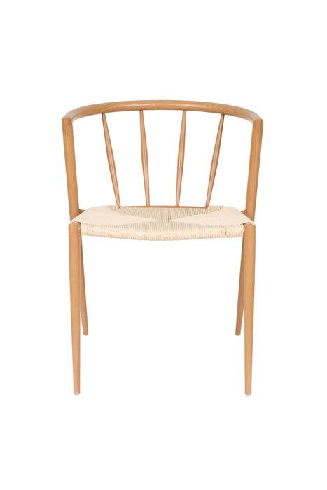 Eetkamerstoel Che Woven paper Naturel 46x52 cm-Fauteuils-Creating Home