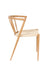 Eetkamerstoel Che Woven paper Naturel 46x52 cm-Fauteuils-Creating Home
