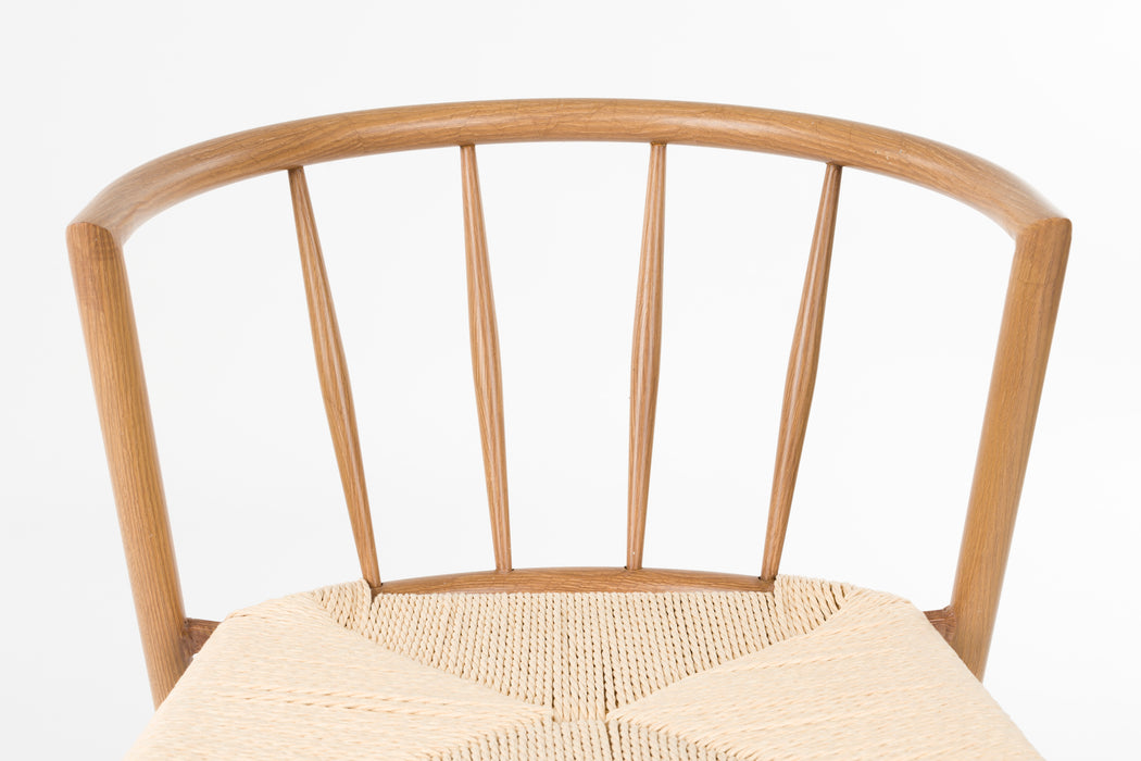 Eetkamerstoel Che Woven paper Naturel 46x52 cm-Fauteuils-Creating Home