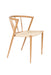 Eetkamerstoel Che Woven paper Naturel 46x52 cm-Fauteuils-Creating Home