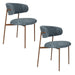 Eetkamerstoel Claes Polyester Blauw – productaanzicht 5