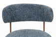Eetkamerstoel Claes Polyester Blauw – detail 2