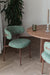 Eetkamerstoel Claes Polyester Groen 57.5x56.5 cm