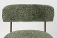 Eetkamerstoel Claes Polyester Groen 57.5x56.5 cm-Eetkamerstoelen-Creating Home