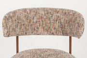 Eetkamerstoel Claes Polyester Multi color 57.5x56.5 cm-Eetkamerstoelen-Creating Home