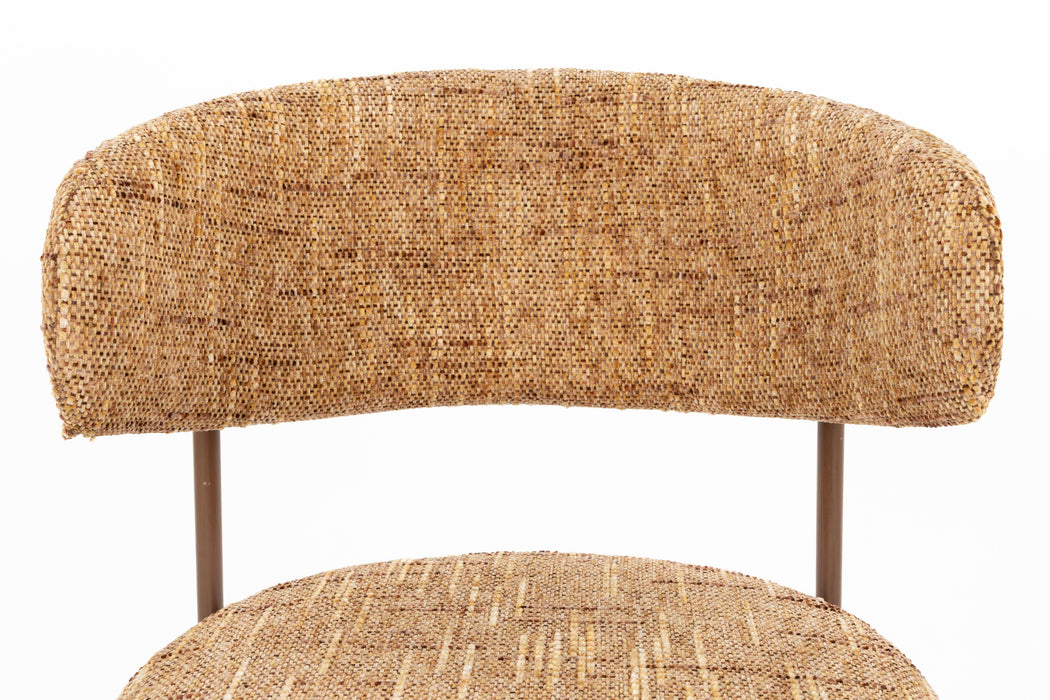 Eetkamerstoel Claes Polyester Okergeel – detail 2