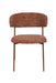 Eetkamerstoel Claes Polyester Terracotta 57.5x56.5 cm-Eetkamerstoelen-Creating Home