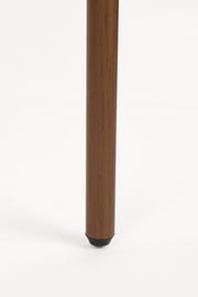 Eetkamerstoel Claes Polyester Terracotta 57.5x56.5 cm-Eetkamerstoelen-Creating Home
