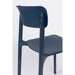 Eetkamerstoel Clive Donker Plastic Blauw 47x48 cm-Eetkamerstoelen-Creating Home