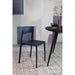 Eetkamerstoel Clive Donker Plastic Blauw 47x48 cm