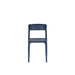 Eetkamerstoel Clive Donker Plastic Blauw 47x48 cm-Eetkamerstoelen-Creating Home