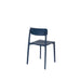 Eetkamerstoel Clive Donker Plastic Blauw 47x48 cm-Eetkamerstoelen-Creating Home