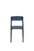 Eetkamerstoel Clive Donker Plastic Blauw 47x48 cm-Fauteuils-Creating Home