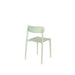 Eetkamerstoel Clive Light Plastic Groen 47x48 cm-Eetkamerstoelen-Creating Home