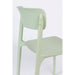 Eetkamerstoel Clive Light Plastic Groen 47x48 cm-Eetkamerstoelen-Creating Home