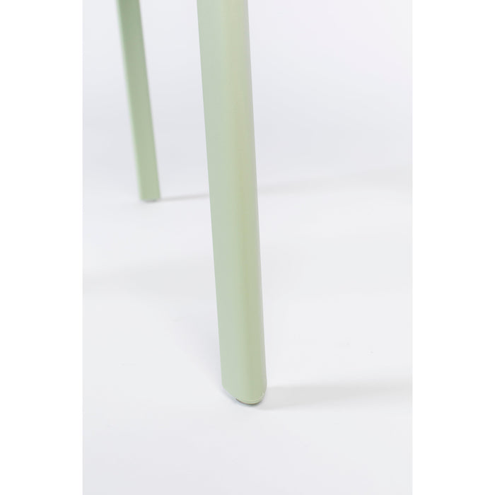 Eetkamerstoel Clive Light Plastic Groen 47x48 cm-Eetkamerstoelen-Creating Home