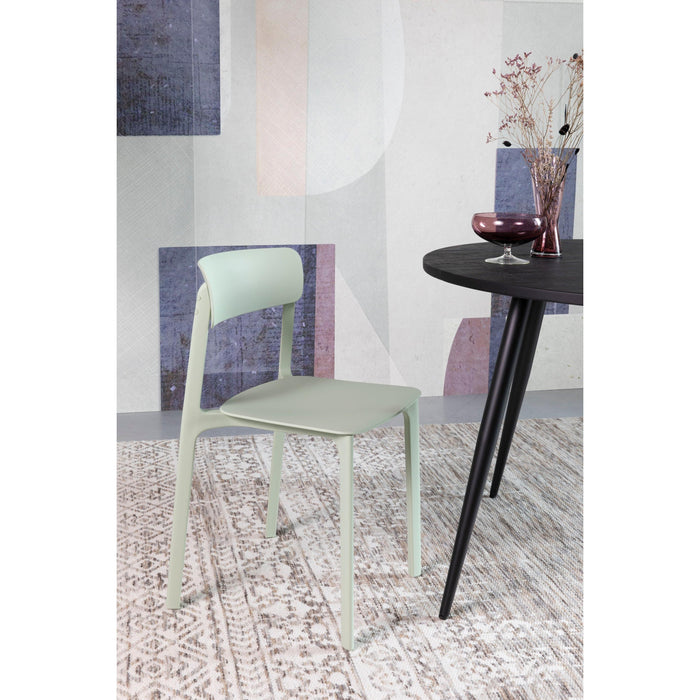 Eetkamerstoel Clive Light Plastic Groen 47x48 cm