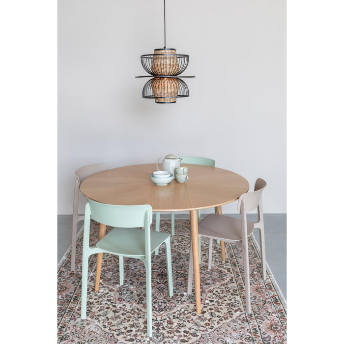 Eetkamerstoel Clive Light Plastic Groen 47x48 cm