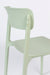 Eetkamerstoel Clive Light Plastic Groen 47x48 cm-Eetkamerstoelen-Creating Home