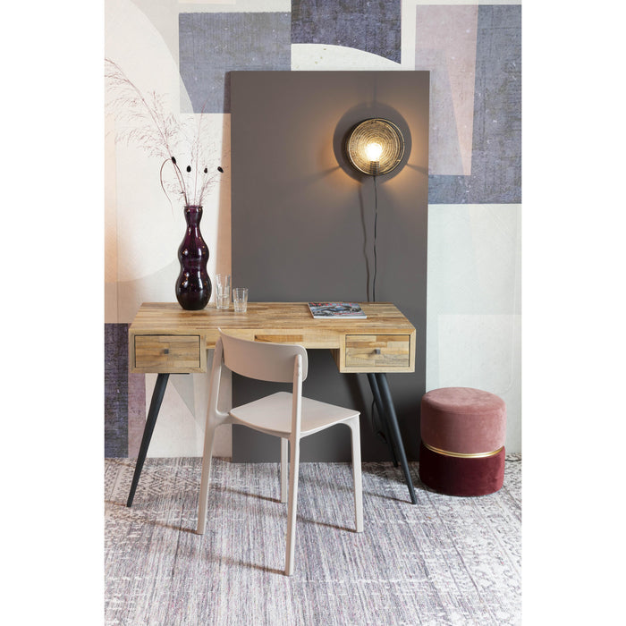 Eetkamerstoel Clive Plastic Bruin 47x48 cm-Eetkamerstoelen-Creating Home