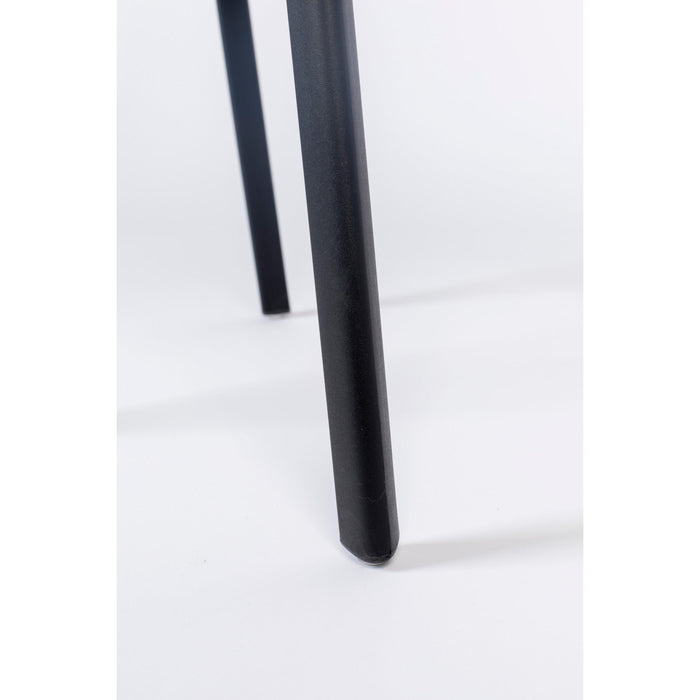 Eetkamerstoel Clive Plastic Zwart 47x48 cm