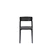 Eetkamerstoel Clive Plastic Zwart 47x48 cm-Eetkamerstoelen-Creating Home