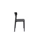 Eetkamerstoel Clive Plastic Zwart 47x48 cm-Eetkamerstoelen-Creating Home
