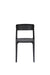 Eetkamerstoel Clive Plastic Zwart 47x48 cm-Fauteuils-Creating Home