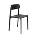 Eetkamerstoel Clive Plastic Zwart 47x48 cm-Fauteuils-Creating Home