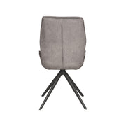 Eetkamerstoel Comfy Antraciet Cosmo 48x64x91 cm-Eetkamerstoelen-LABEL51