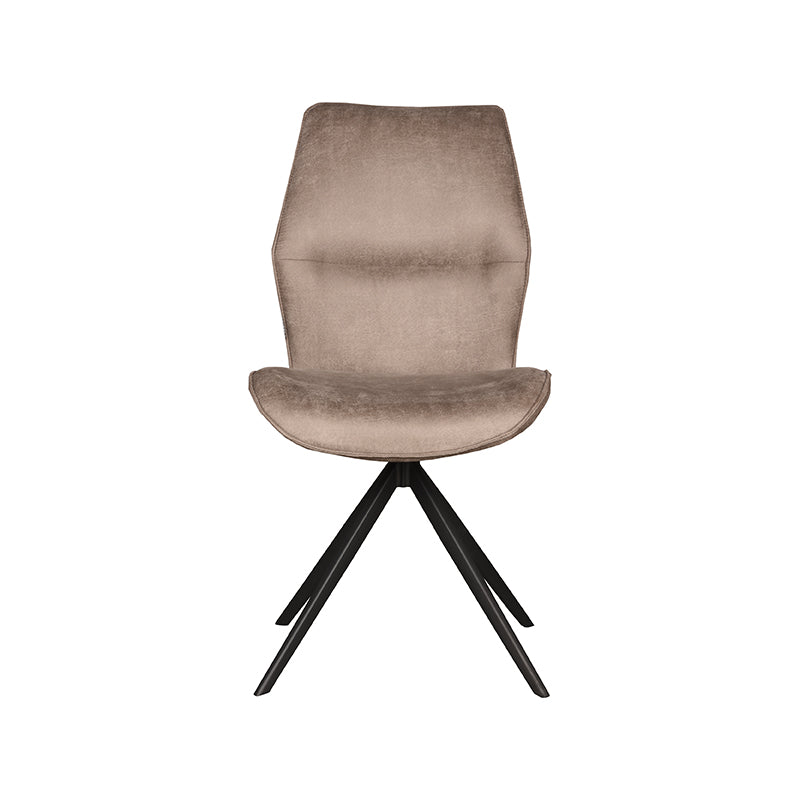 Eetkamerstoel Comfy Taupe Micro Suede 48x64x91 cm-Eetkamerstoelen-LABEL51