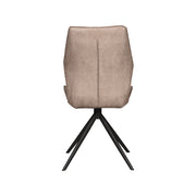 Eetkamerstoel Comfy Taupe Micro Suede 48x64x91 cm-Eetkamerstoelen-LABEL51