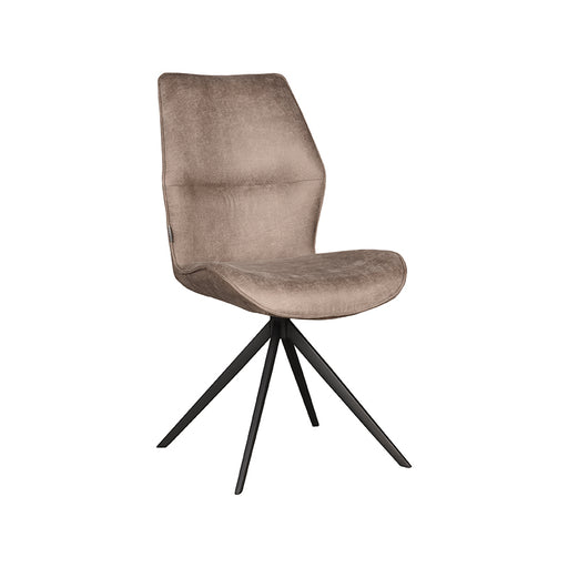 Eetkamerstoel Comfy Taupe Micro Suede 48x64x91 cm-Eetkamerstoelen-LABEL51