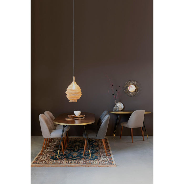 Eetkamerstoel Conway Stof Beige 56x48 cm-Eetkamerstoelen-Creating Home