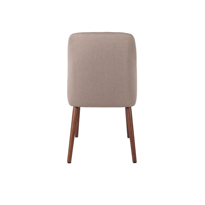 Eetkamerstoel Conway Stof Beige 56x48 cm-Eetkamerstoelen-Creating Home