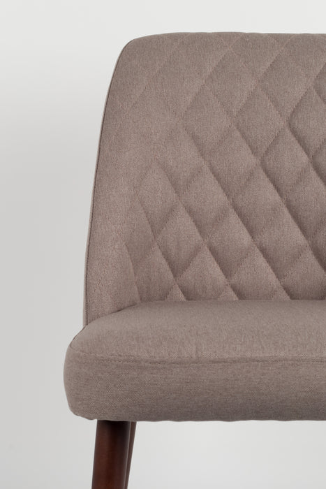 Eetkamerstoel Conway Stof Beige 56x48 cm-Eetkamerstoelen-Creating Home