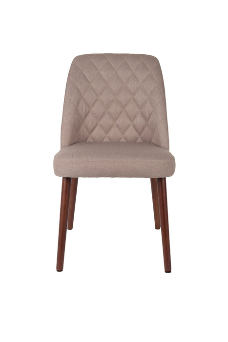 Eetkamerstoel Conway Stof Beige 56x48 cm-Fauteuils-Creating Home