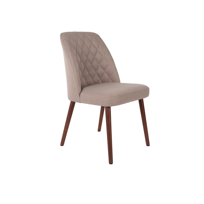 Eetkamerstoel Conway Stof Beige 56x48 cm-Fauteuils-Creating Home