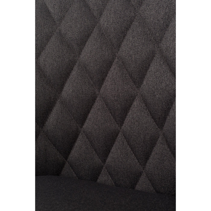 Eetkamerstoel Conway Stof Donkergrijs 56x48 cm-Eetkamerstoelen-Creating Home