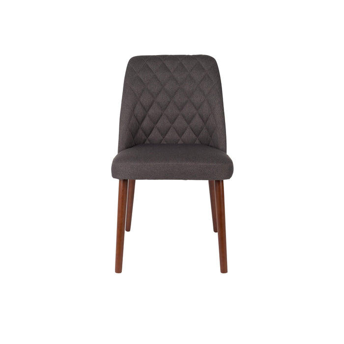 Eetkamerstoel Conway Stof Donkergrijs 56x48 cm-Eetkamerstoelen-Creating Home